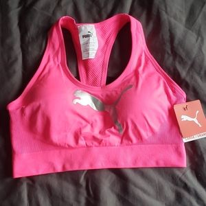 NWT Neon PinkPuma sports bra